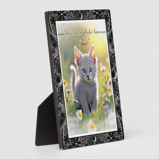 Keramische kant Zwart Fotoplaat (Zijkant)