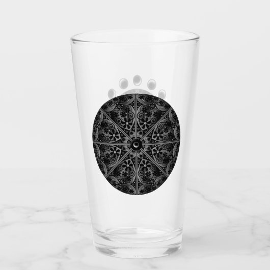 Keramische kant zwart glas (Voorkant)