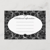 Keramische kant Zwart Informatiekaartje (Achterkant)