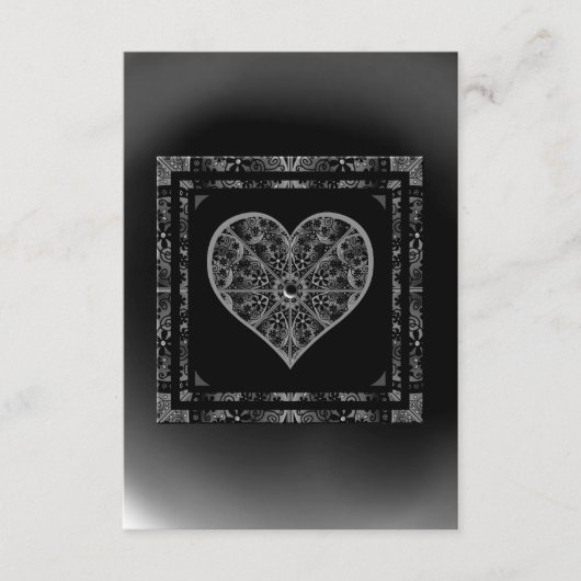 Keramische kant zwart informatiekaartje (Voorkant)