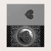 Keramische kant zwart kaart (Buitenkant ongevouwen)