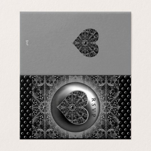 Keramische kant zwart kaart (Buitenkant ongevouwen)