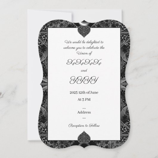 Keramische kant zwart kaart (Achterkant)