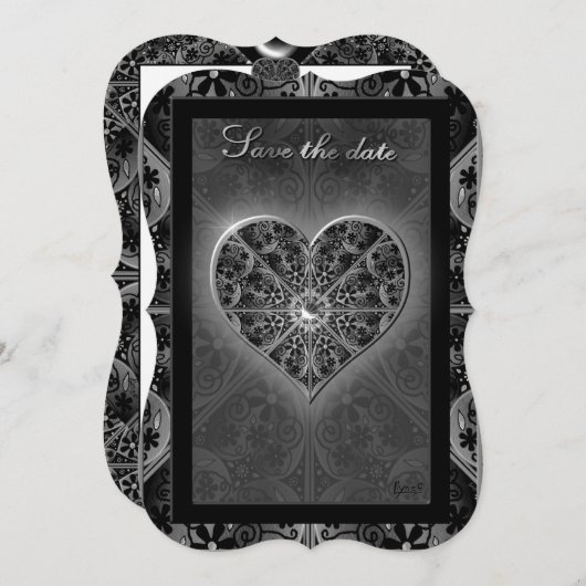 Keramische kant zwart kaart (Voorkant / Achterkant)