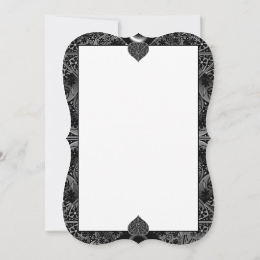 Keramische kant zwart kaart (Achterkant)
