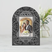 Keramische kant Zwart Kaart (Staand voorkant)