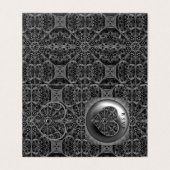 Keramische kant Zwart Kaart (Buitenkant ongevouwen)