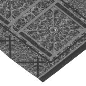 Keramische kant zwart korte tafelloper (Hoek)