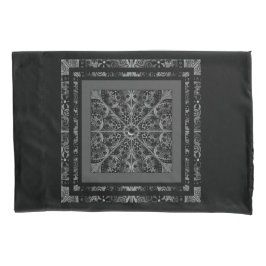 Keramische kant Zwart Kussensloop