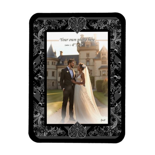 Keramische kant Zwart Magneet (Verticaal)