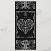 Keramische kant zwart menu (Achterkant)