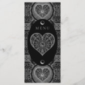 Keramische kant zwart menu (Achterkant)