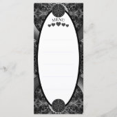 Keramische kant zwart menu (Voorkant)