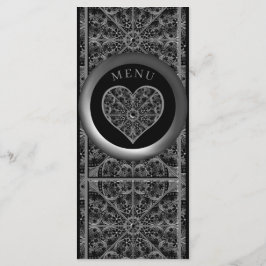 Keramische kant zwart menu