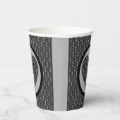 Keramische kant zwart papieren bekers (Rechts)