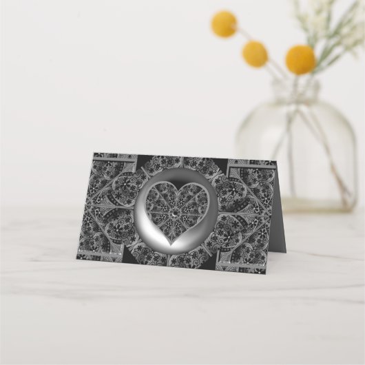 Keramische kant zwart plaatskaartje (Achterkant)