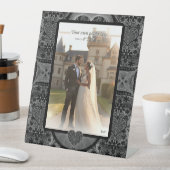 Keramische kant Zwart Reclamebord Met Voetstuk (Insitu)