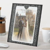 Keramische kant Zwart Reclamebord Met Voetstuk (Insitu)