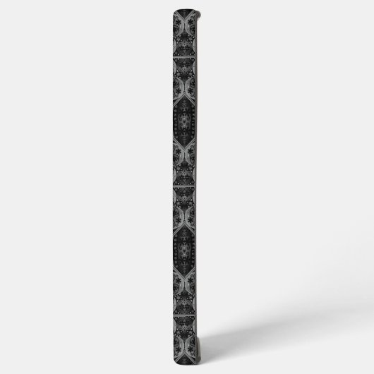 Keramische kant zwart samsung galaxy hoesje (Linkerkant)