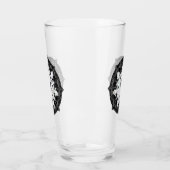 Keramische kant zwart & sneeuwvlok glas (Links)