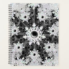 Keramische kant zwart & sneeuwvlok planner