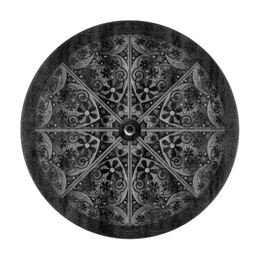 Keramische kant zwart snijplank (Voorkant)