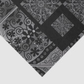 Keramische kant zwart tissuepapier (Detail)