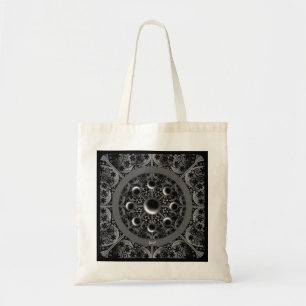 Keramische kant zwart tote bag
