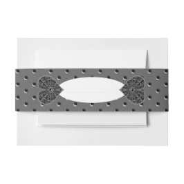 Keramische kant zwart uitnodigingen wikkel