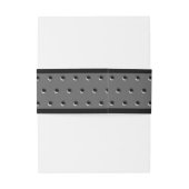 Keramische kant zwart uitnodigingen wikkel (Achterkant Voorbeeld)