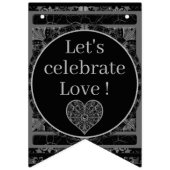 Keramische kant zwart vlaggetjes (Tweede vlag)