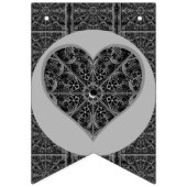 Keramische kant zwart vlaggetjes (Eerste vlag)