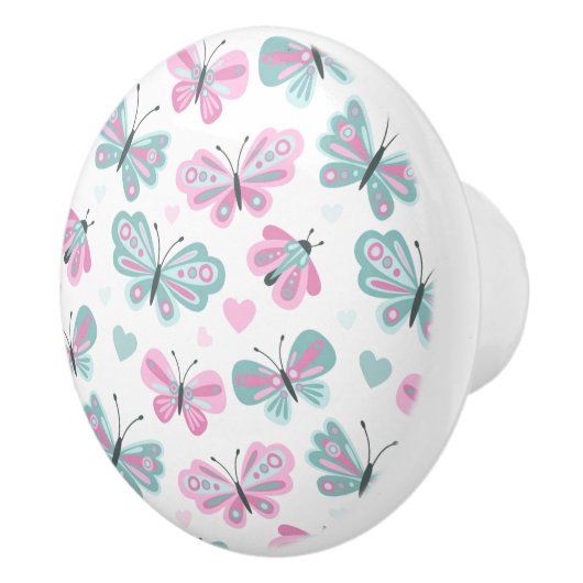 Keramische kast Knob-Butterflies Keramische Knop (Rechts)