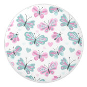 Keramische kast Knob-Butterflies Knop (Voorkant)
