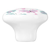 Keramische kast Knob-Butterflies Knop (Zijkant)