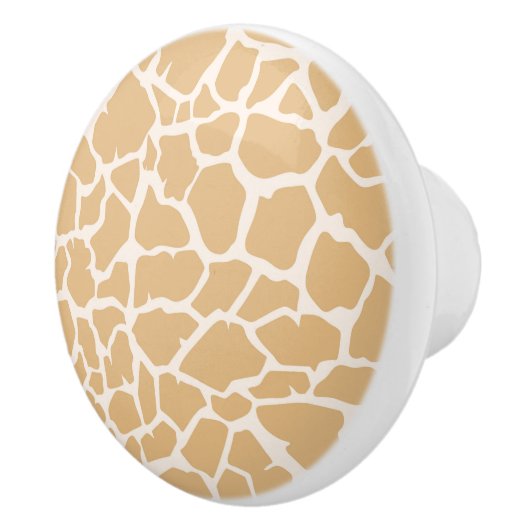 Keramische Kast Knob-Giraffe Print Keramische Knop (Rechts)