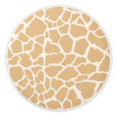 Keramische Kast Knob-Giraffe Print Knop (Voorkant)