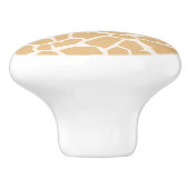 Keramische Kast Knob-Giraffe Print Knop (Zijkant)