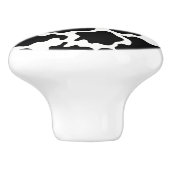 Keramische Kast Knob-Koe Print Knop (Zijkant)
