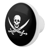 Keramische kast Knob-Pirate Skull & Blades Keramische Knop (Rechts)