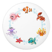 Keramische kast Knob-Zee Life Ceramic Knob. Keramische Knop (Voorkant)