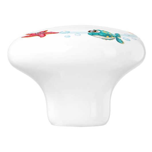 Keramische kast Knob-Zee Life Ceramic Knob. Keramische Knop (Zijkant)