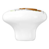 Keramische kast knop-puppy hond keramische knop (Zijkant)