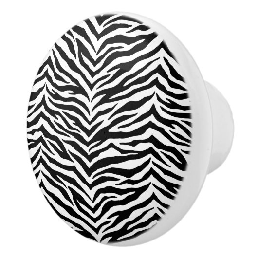 Keramische Kast Knop-Zebra Print Keramische Knop (Rechts)