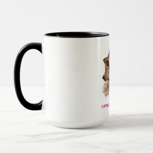 Keramische kattenkoffie Mok Tall Animal Mok (Links)