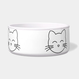Keramische kattenkom voor huisdieren voerbakje