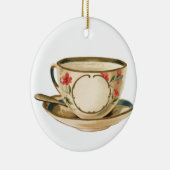 Keramische keramische keramiekronde voor Classy Keramisch Ornament (Rechts)