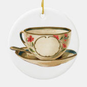 Keramische keramische keramiekronde voor Classy Keramisch Ornament (Achterkant)