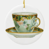 Keramische keramische keramiekronde voor Classy Keramisch Ornament (Achterkant)