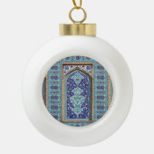 Keramische keramische keramiekversiering met Perzi Keramische Bal Ornament (Voorkant)